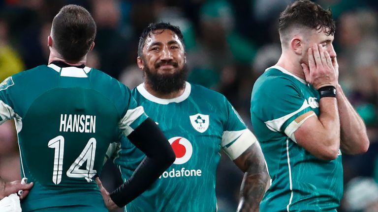 Ireland were beaten by the All Blacks in their autumn opener on a frustrating evening